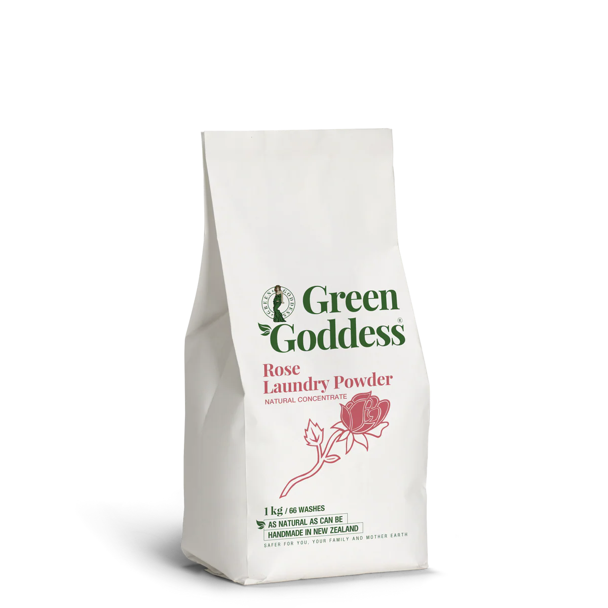 Green Goddess - Natural Laundry Powder Rose Concentrate 1L