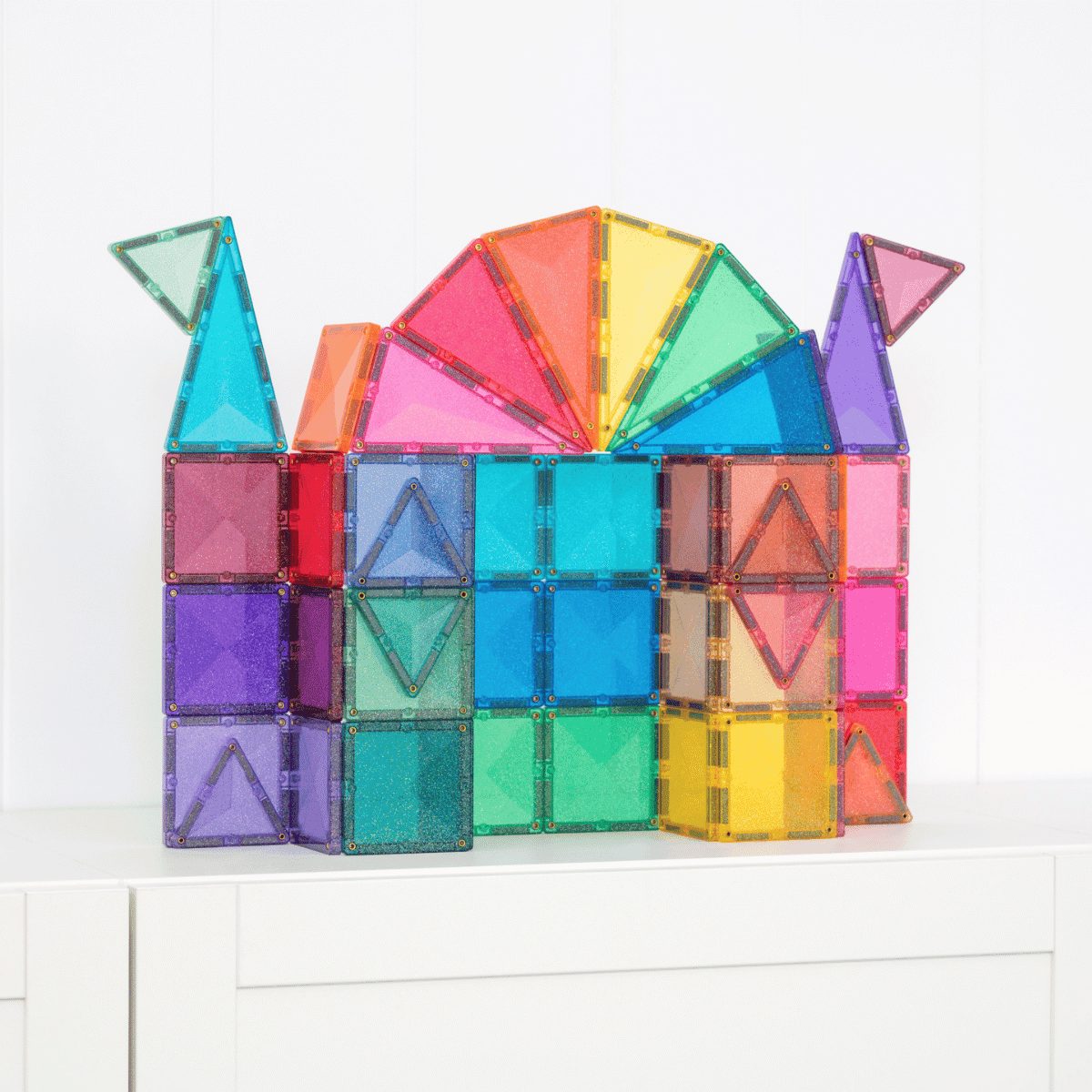 Connetix - Glitter Castle Pack 48pc