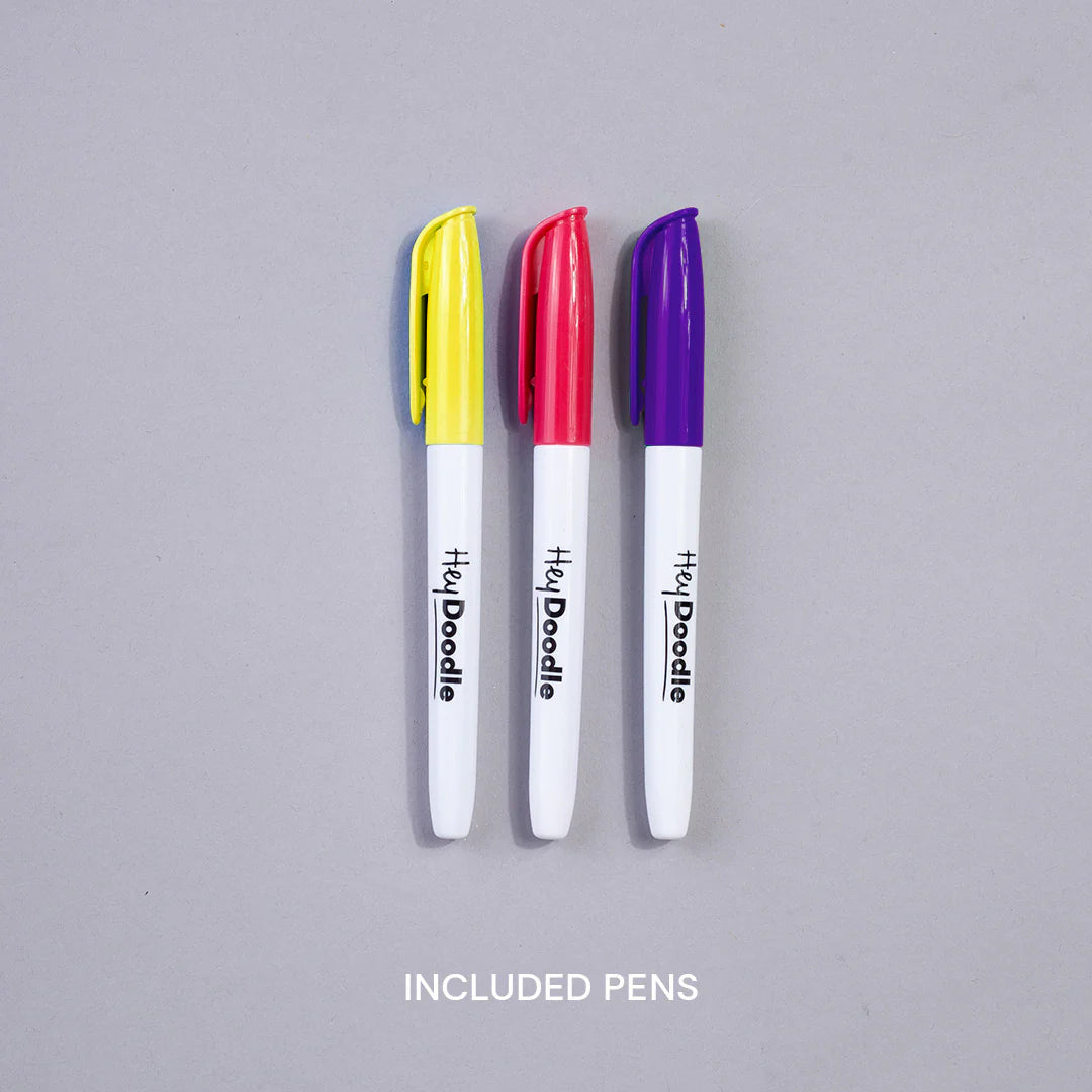 Hey Doodle - Reusable Silicone Colouring Mats - Mini