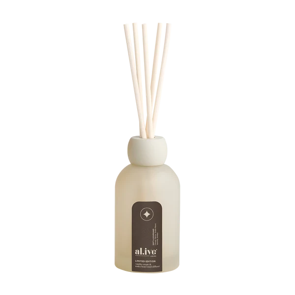Al.ive - Reed Diffuser - Vanilla Cream + Tonka Bean