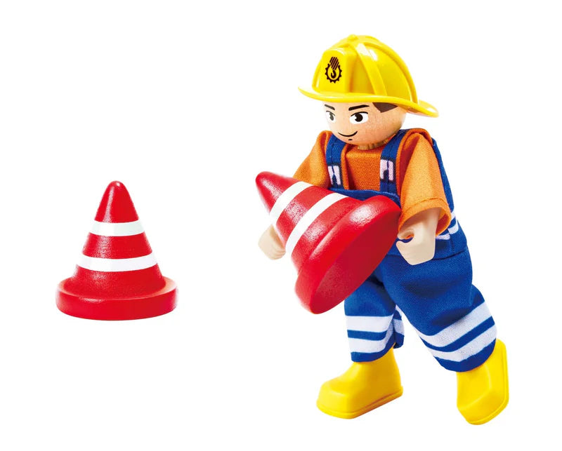 Hape - Mobile Crane + Construction Set