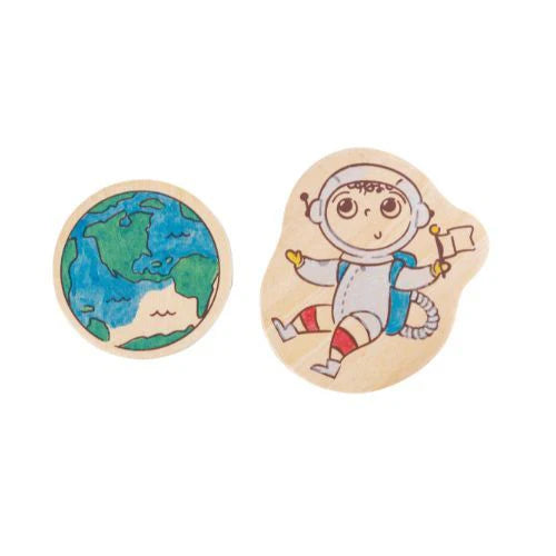 Hape - Storytelling DIY Magnets Mars Space Life