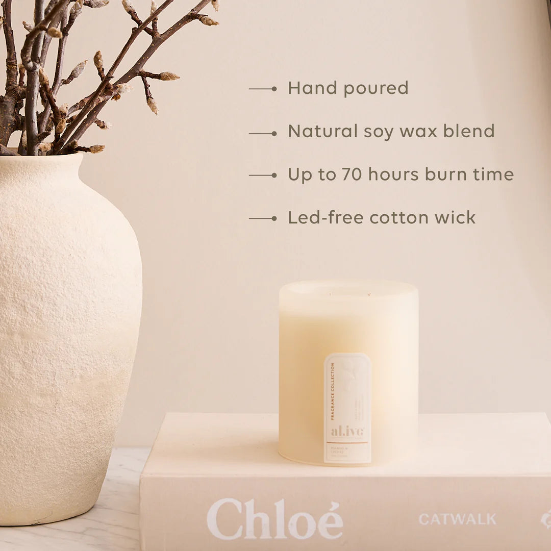 Al.ive - Soy Candle - Mango + Lychee