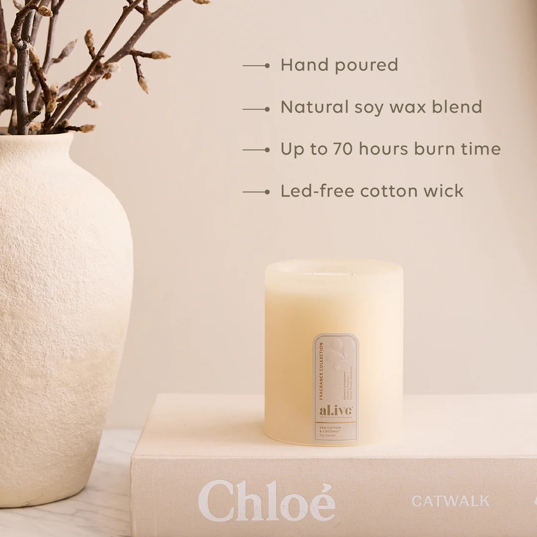 Al.ive - Soy Candle - Sea Cotton + Coconut