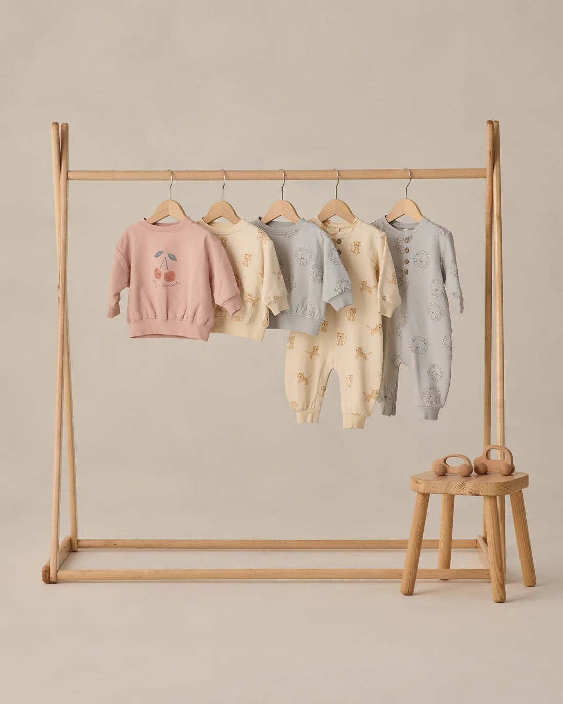 Quincy Mae - Relaxed Sweatshirt - Cherry Blush