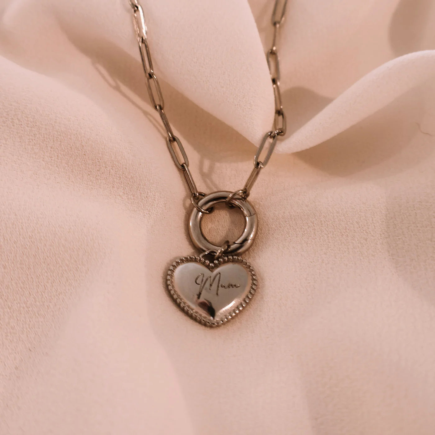 Katyb - Necklace - Mum Heart Charm Holder