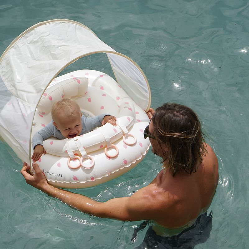 Sunnylife - Interactive Baby Float - Strawberry Sunshine Pink