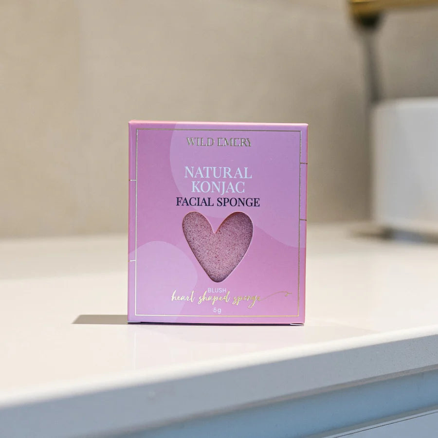 Wild Emery - Natural Konjac Sponge - Blush