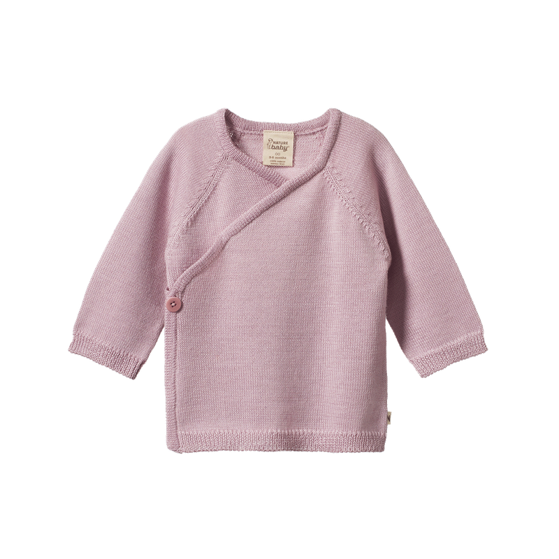 Nature Baby - Merino Kimono Jacket - Lilac