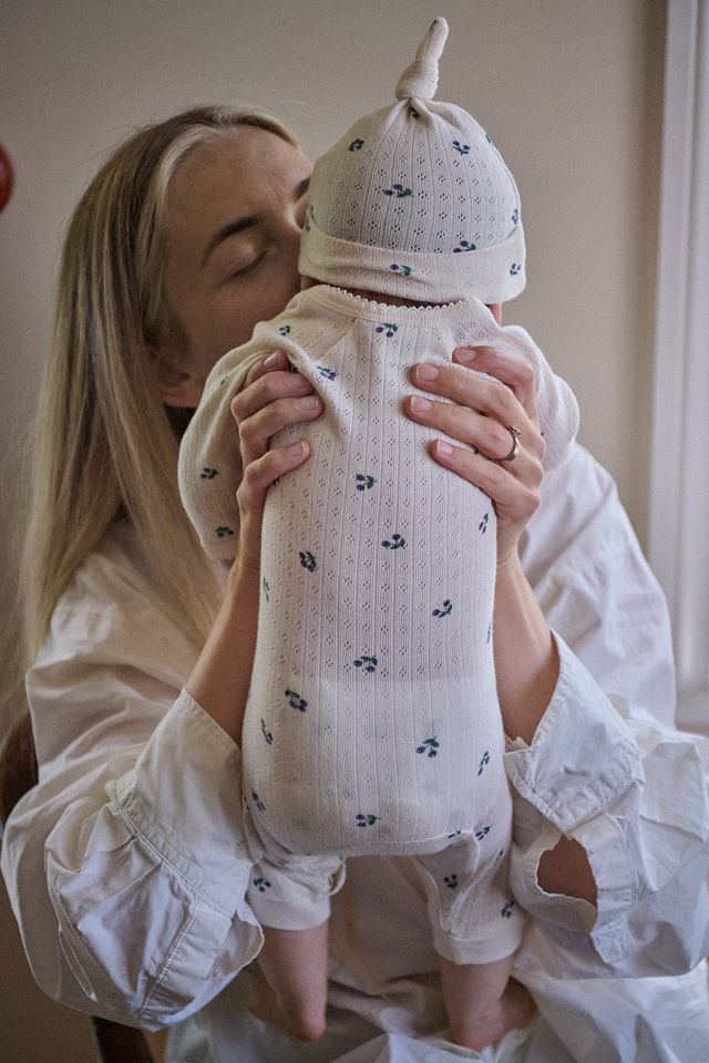 Nature Baby - Kimono Stretch + Grow Pointelle - Winter Berry