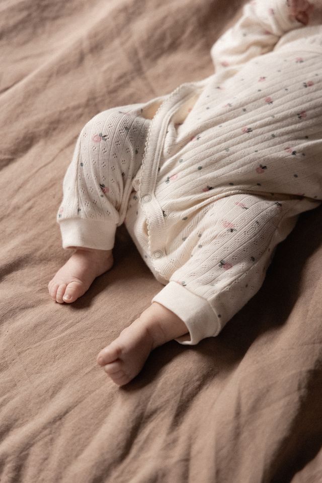 Nature Baby - Kimono Stretch + Grow Pointelle - Posey Blossom