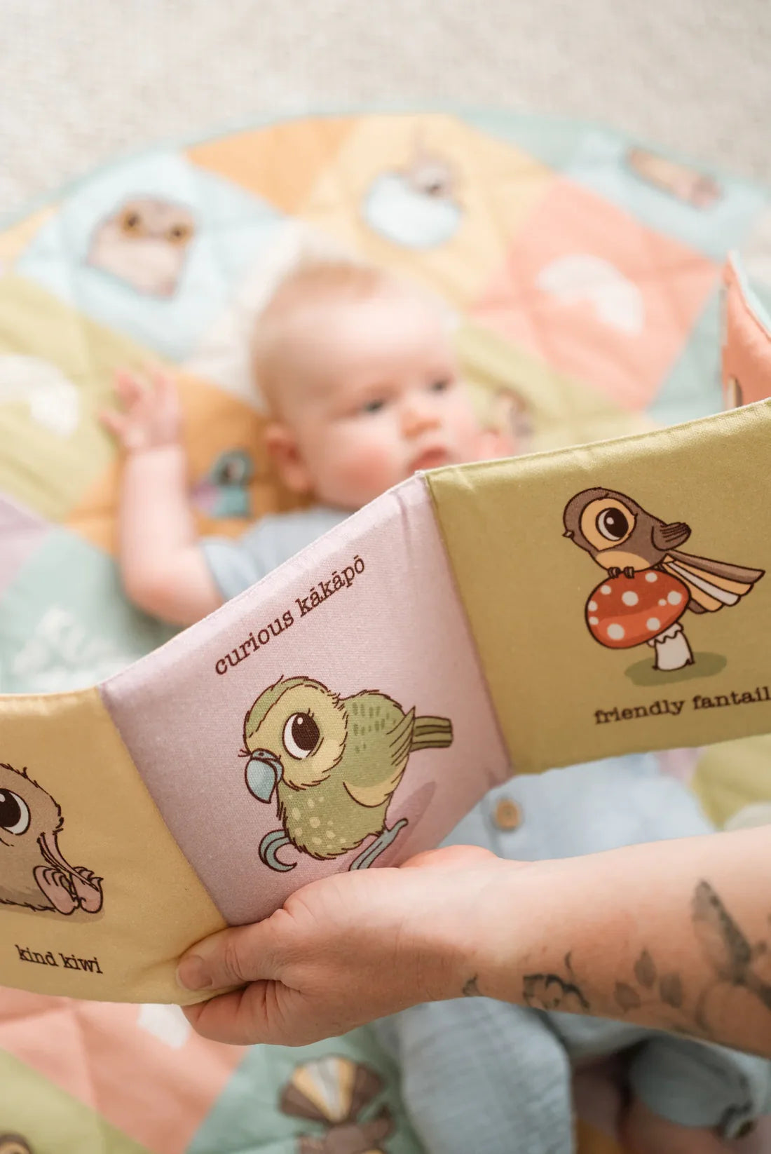 Kuwi Baby - Fabric Book of Birds