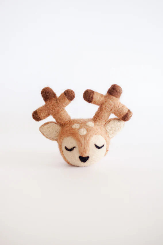 Felt Christmas Decorations - Deer Head Ornament