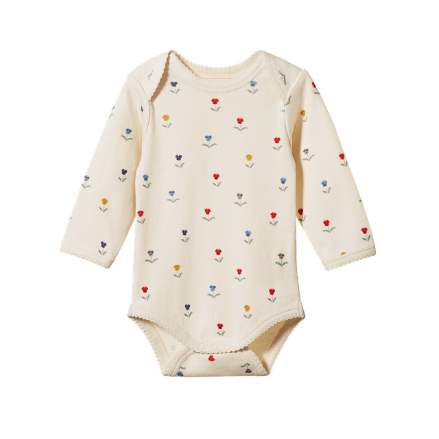 Nature Baby - L/S Bodysuit - Delphine