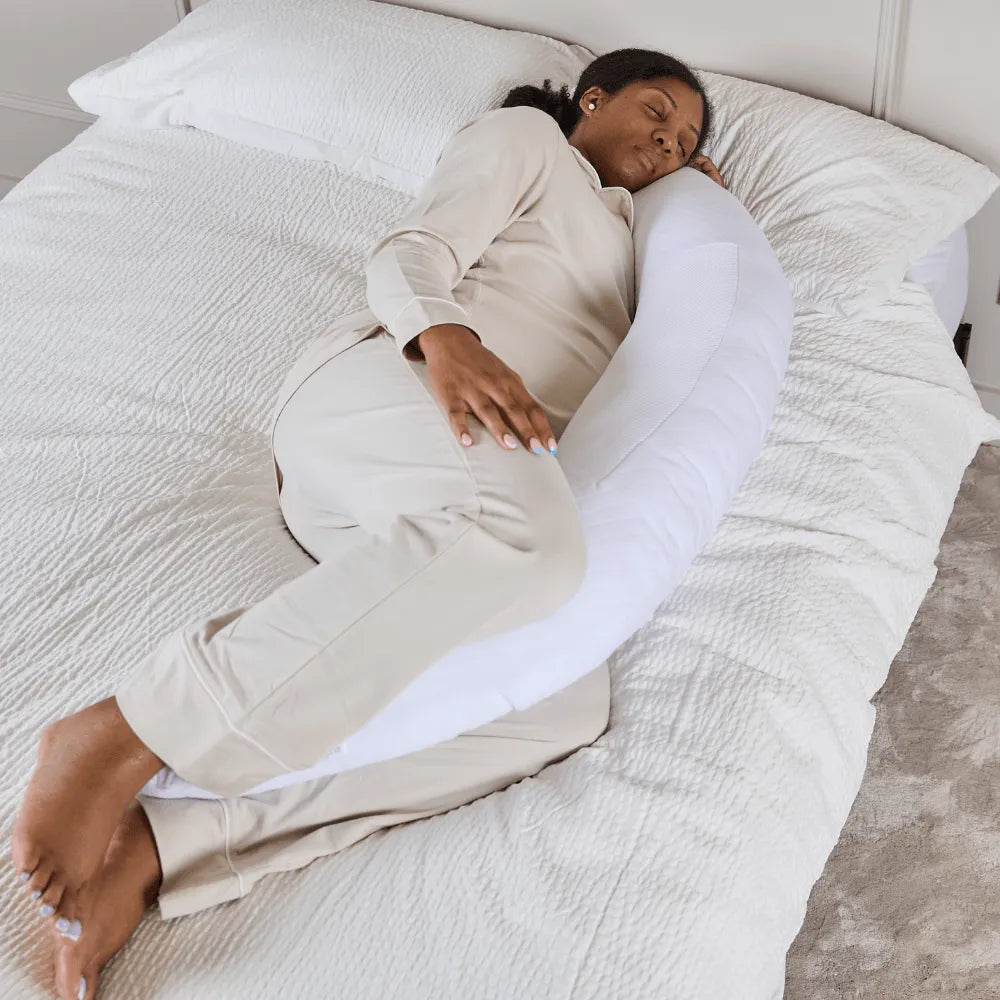 Purflo - Breathe Pregnancy Pillow - Luxe White