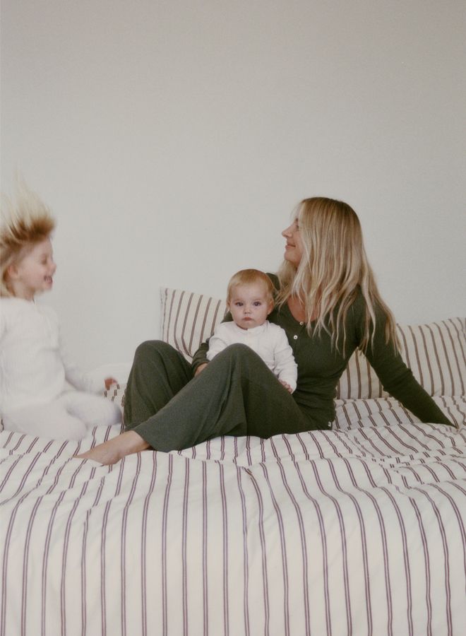 Nature Baby - Luna Set Thyme - Woman's Pointelle Pyjama's