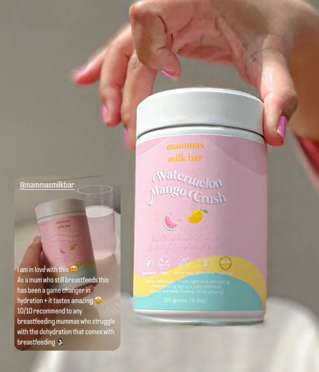 Mammas Milk Bar - Watermelon Mango Crush Hydration Electrolyte Drink with Verisol® Collagen