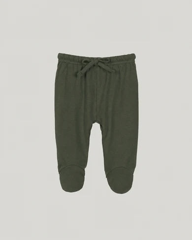 Babu - Footed Leggings - Moss