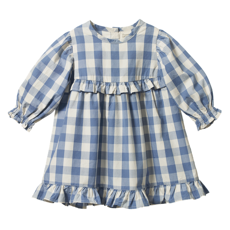 Nature Baby - Nora Dress - Bluebelle Check