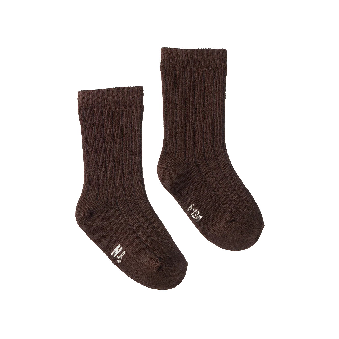 Nature Baby - Organic Cotton Rib Socks - Pinecone