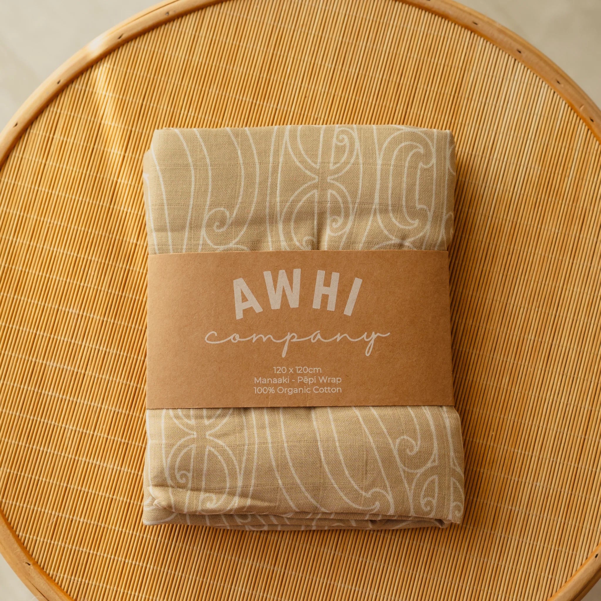 Awhi Company - Manaaki - Muslin Wrap (Onepū)