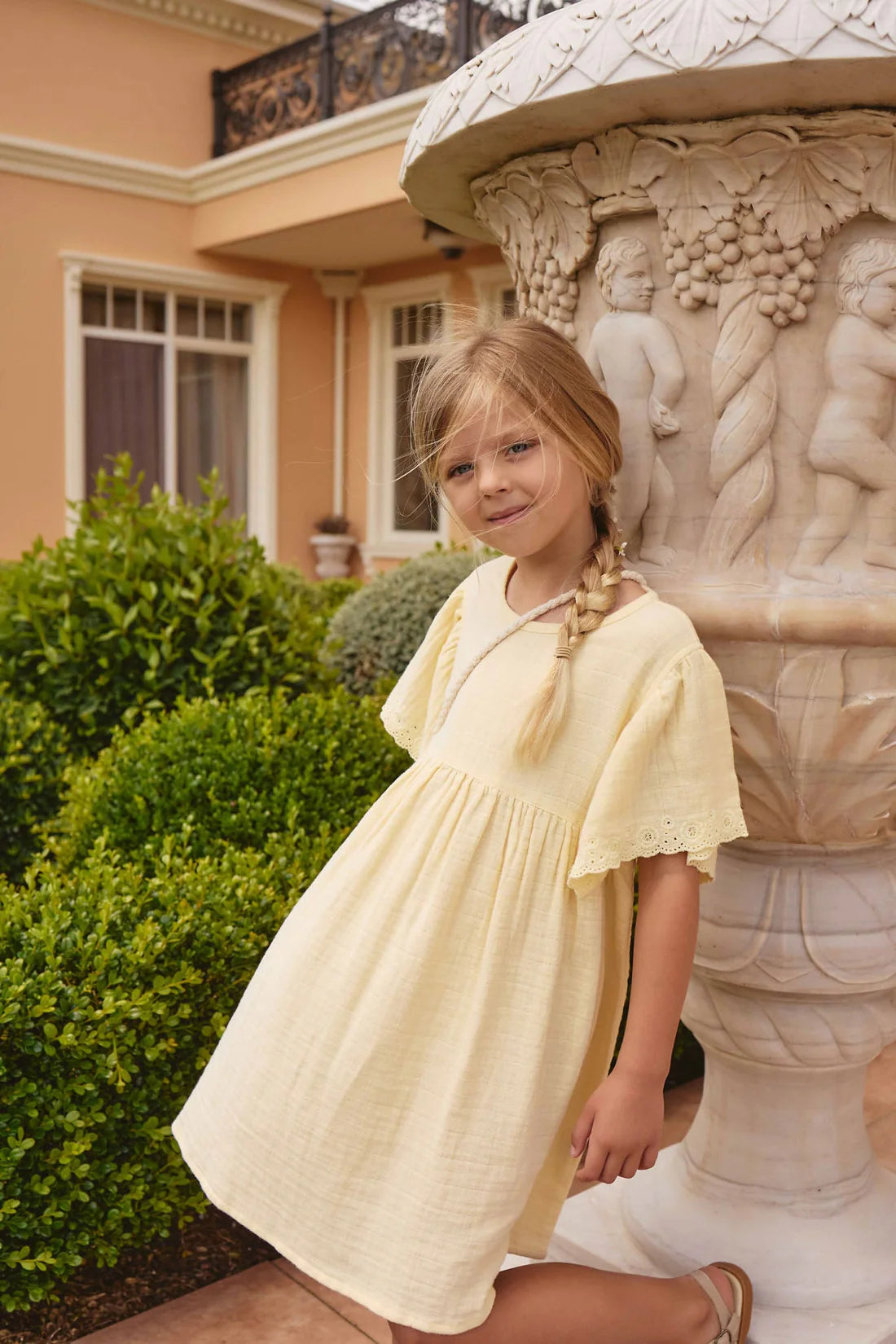 Jamie Kay - Muslin Phillipa Dress - Sunshine