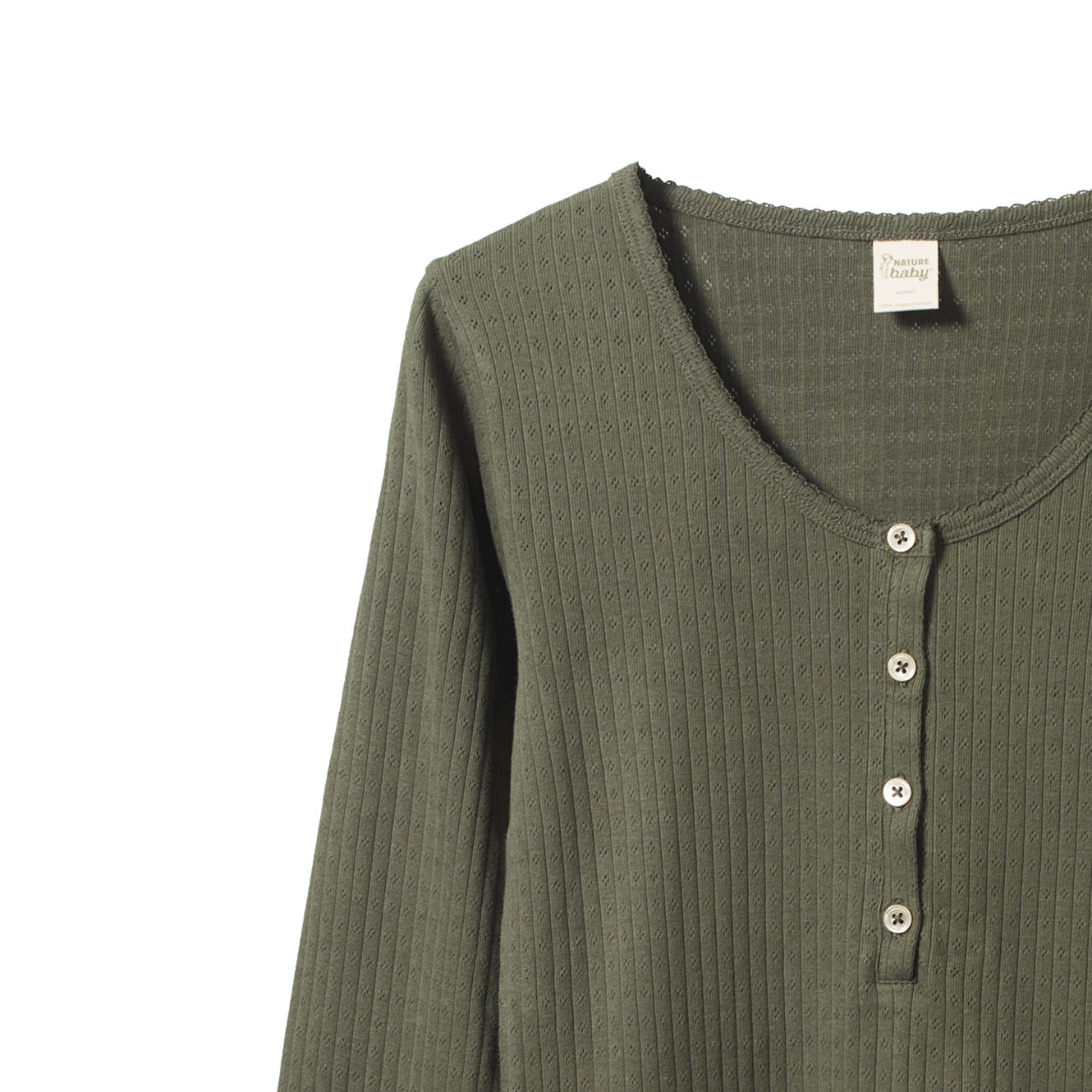 Nature Baby - Luna Set Thyme - Woman's Pointelle Pyjama's