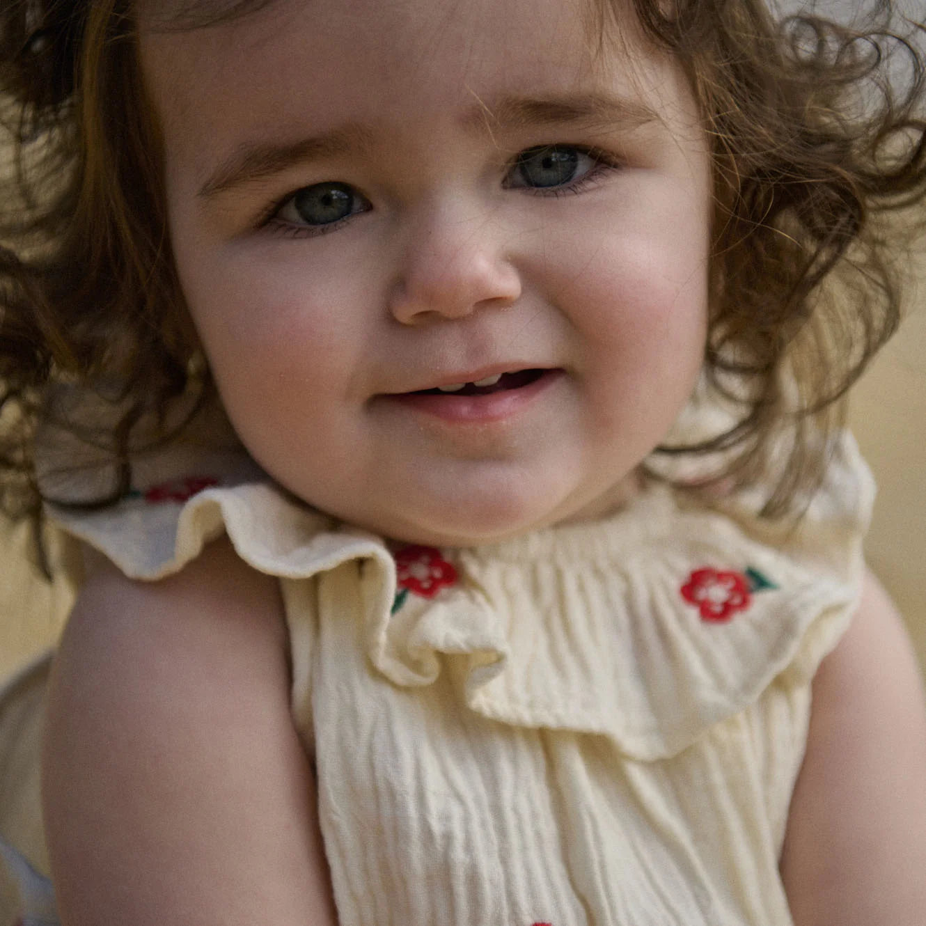 Nature Baby - Plum Suit Muslin - Red Flora