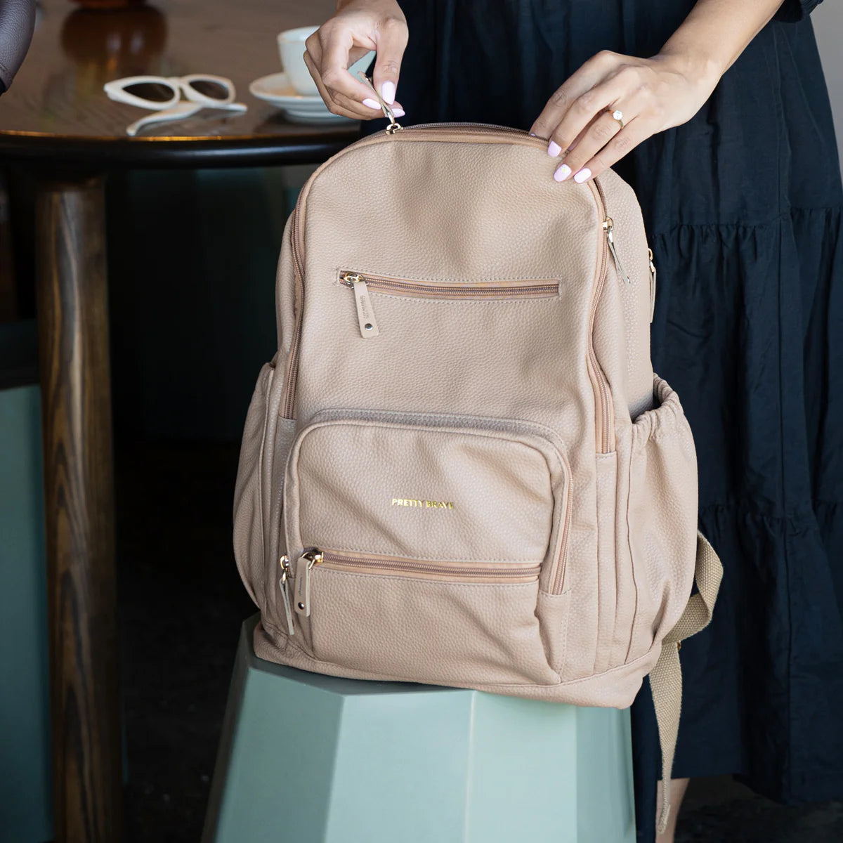 Pretty Brave - Chloe Backpack - Natural