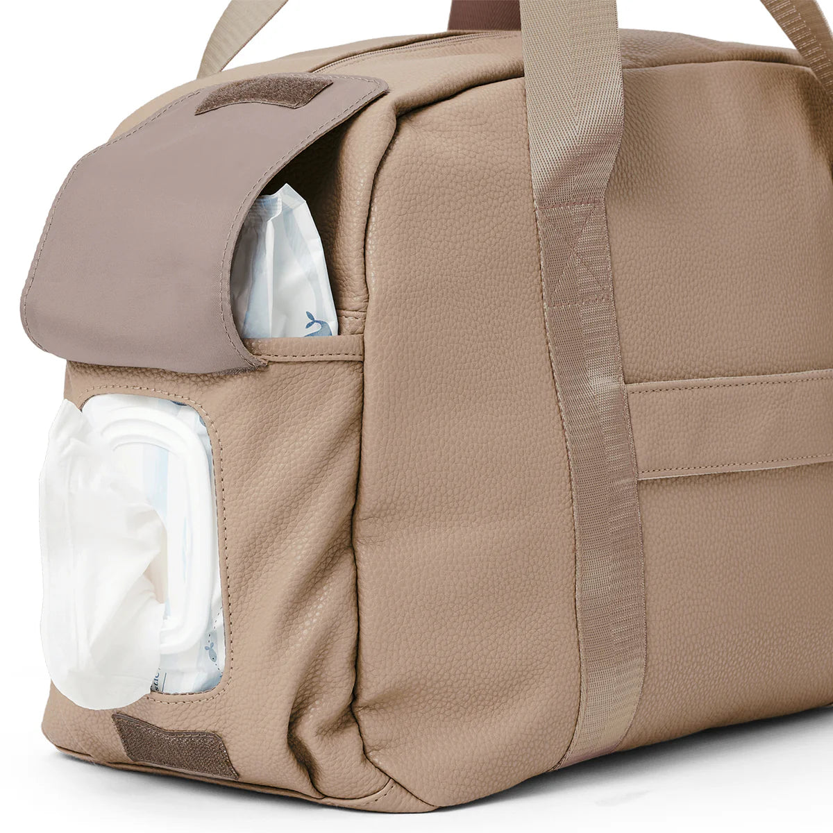 Pretty Brave - Stella Nappy Bag - Natural Pebble