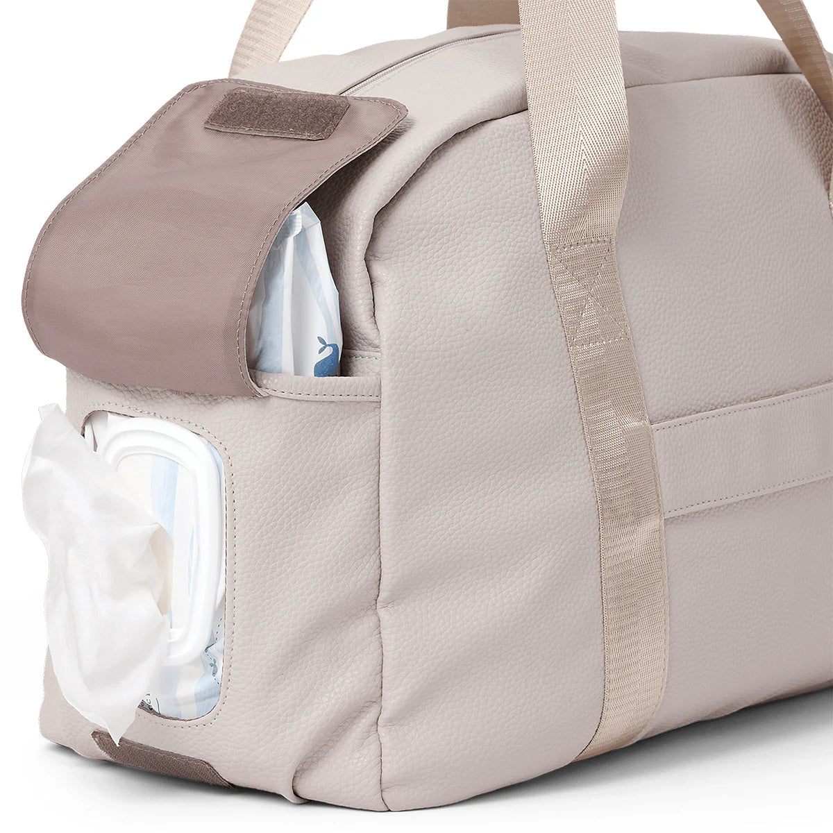 Pretty Brave - Stella Nappy Bag - Stone Pebble