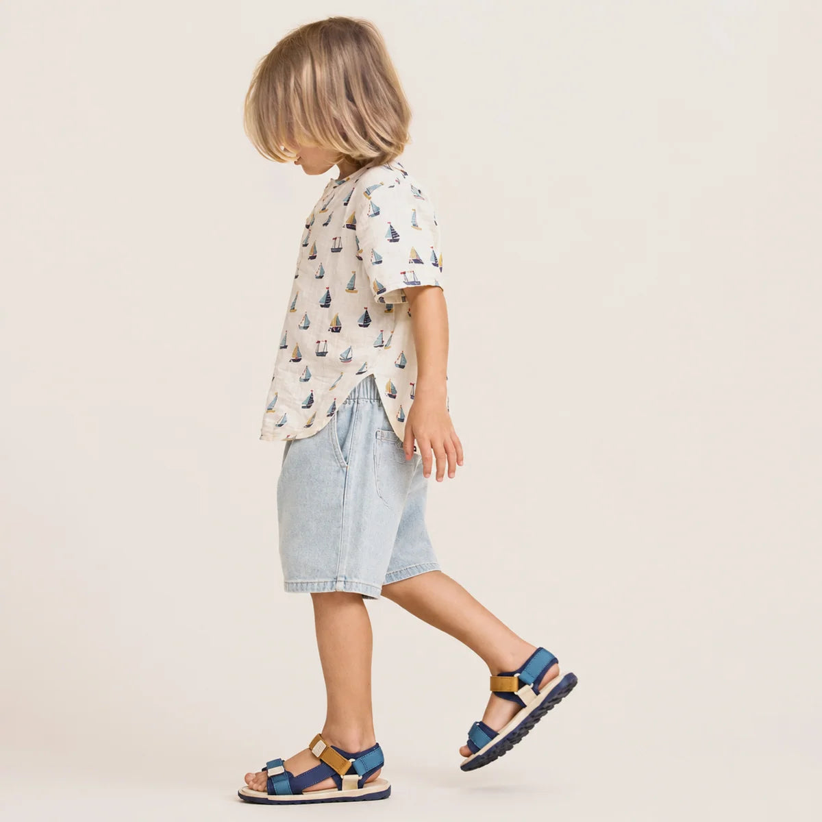 Pretty Brave - Otis Sandal - Indigo Combo