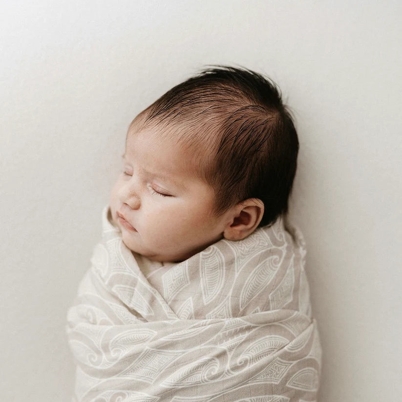 BO & KO - Te Pātiki Pēpi Wrap - Pumice Stone
