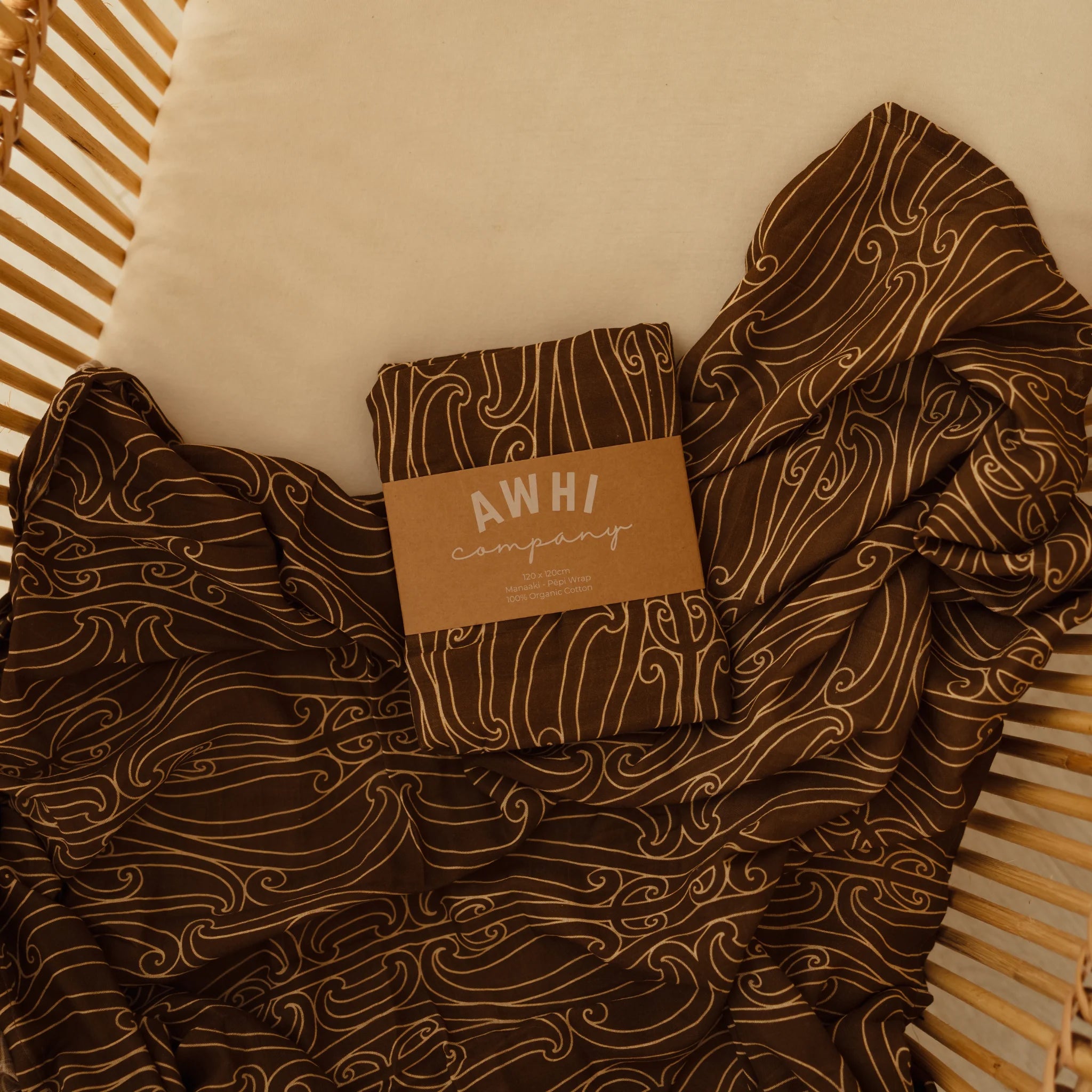 Awhi Company - Muslin Wrap - Manaaki Parauri