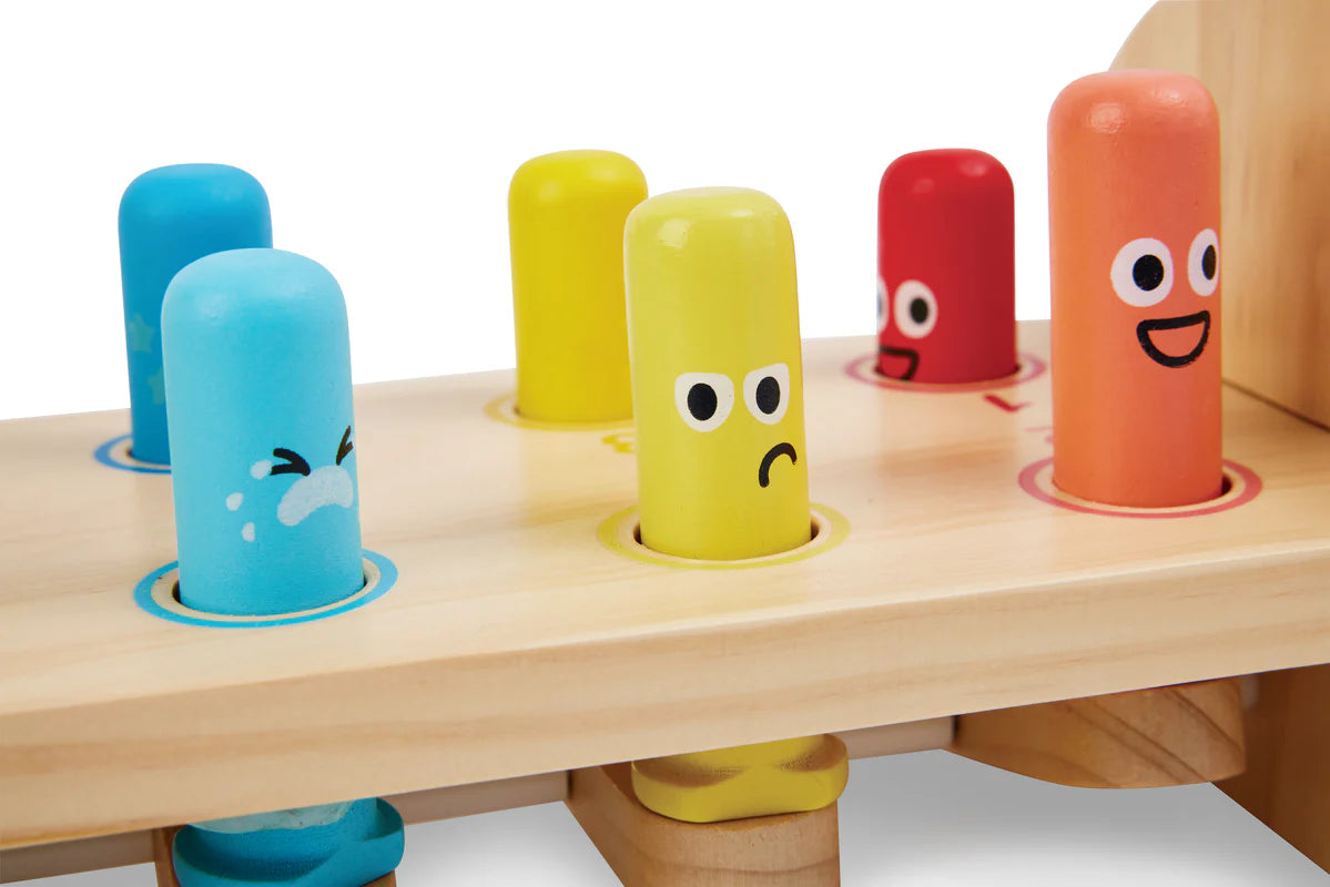 Hape - Rainbow Hammer Bench