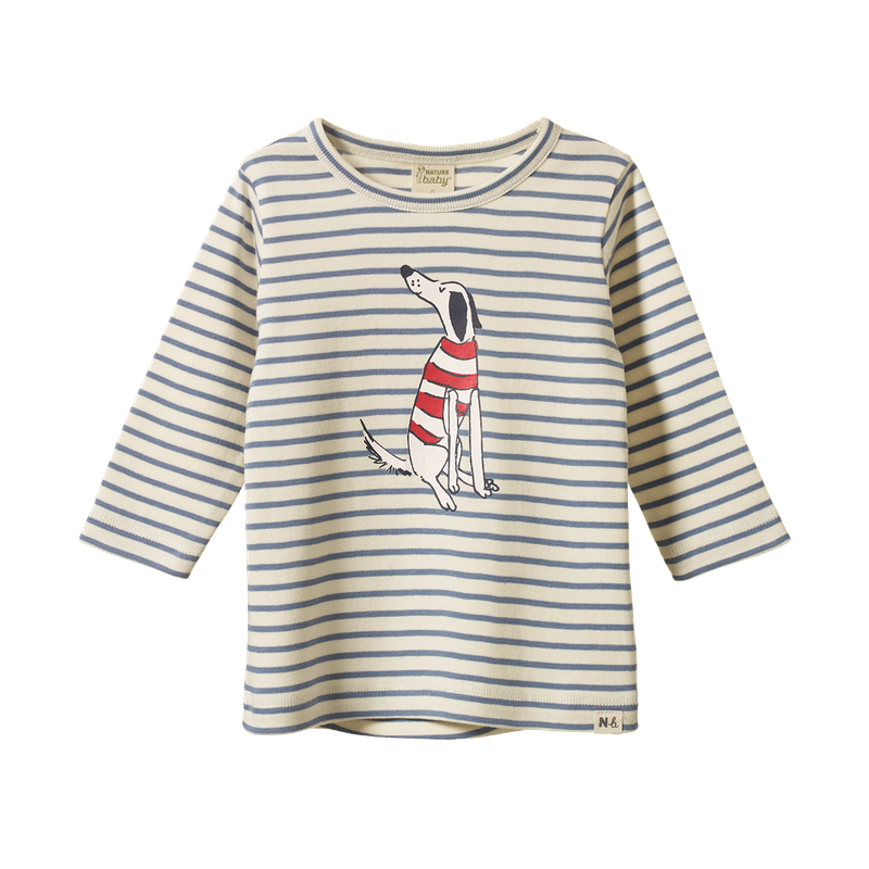 Nature Baby - L/S River Tee - Best Friend Stripe