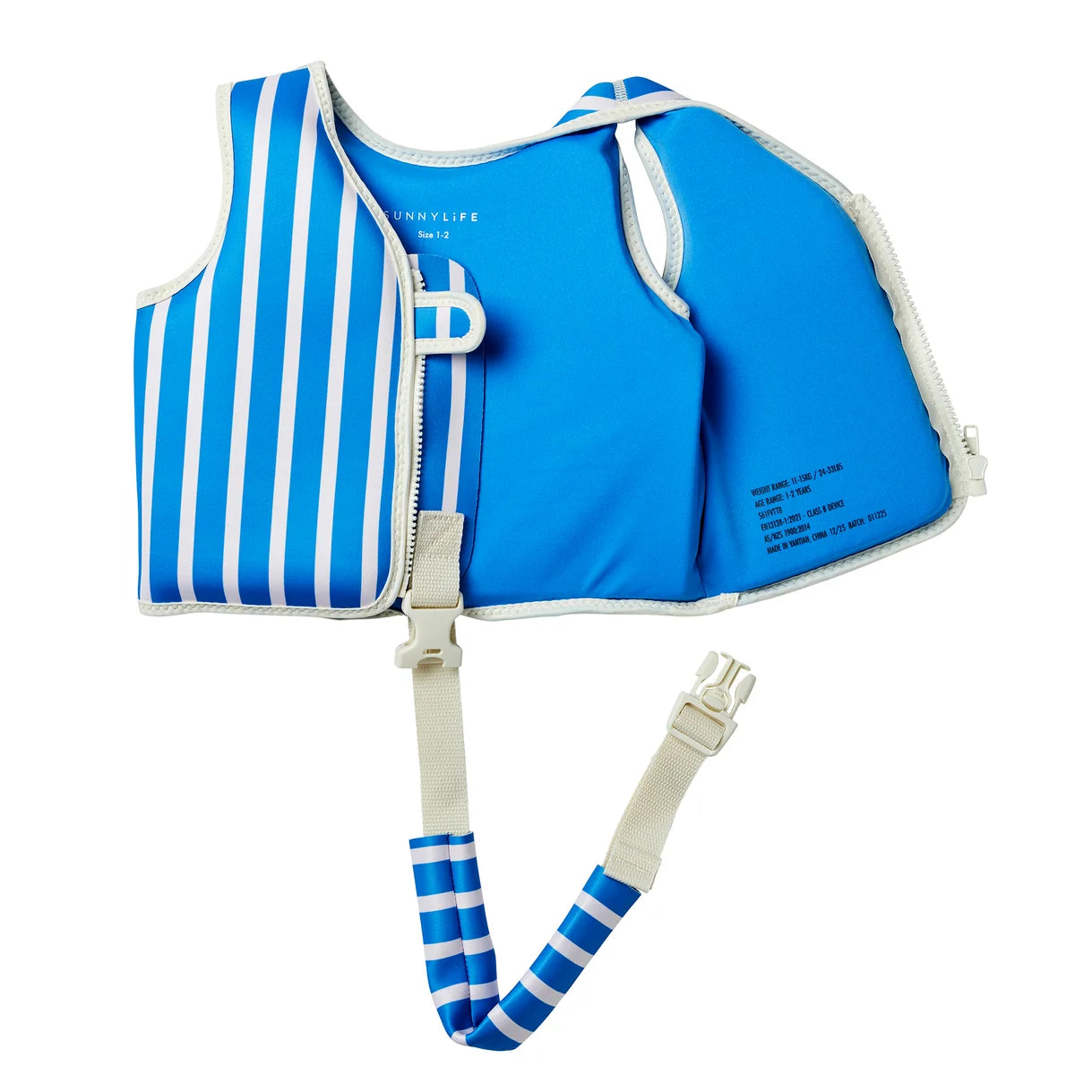 Sunnylife - Kids Swim Vest - Tino the Tiger Blue