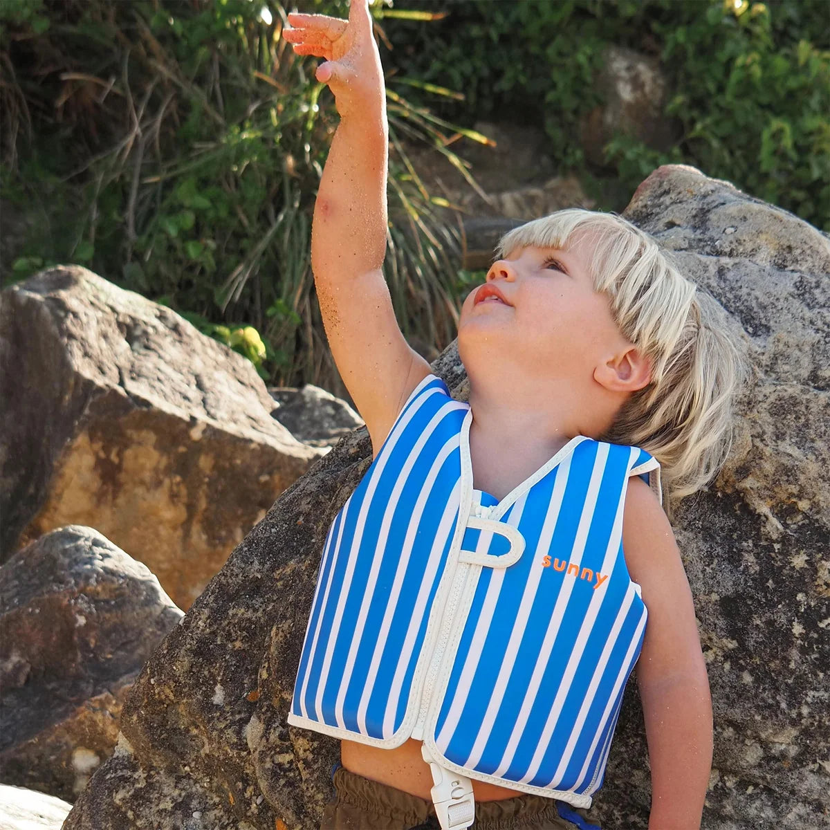 Sunnylife - Kids Swim Vest - Tino the Tiger Blue