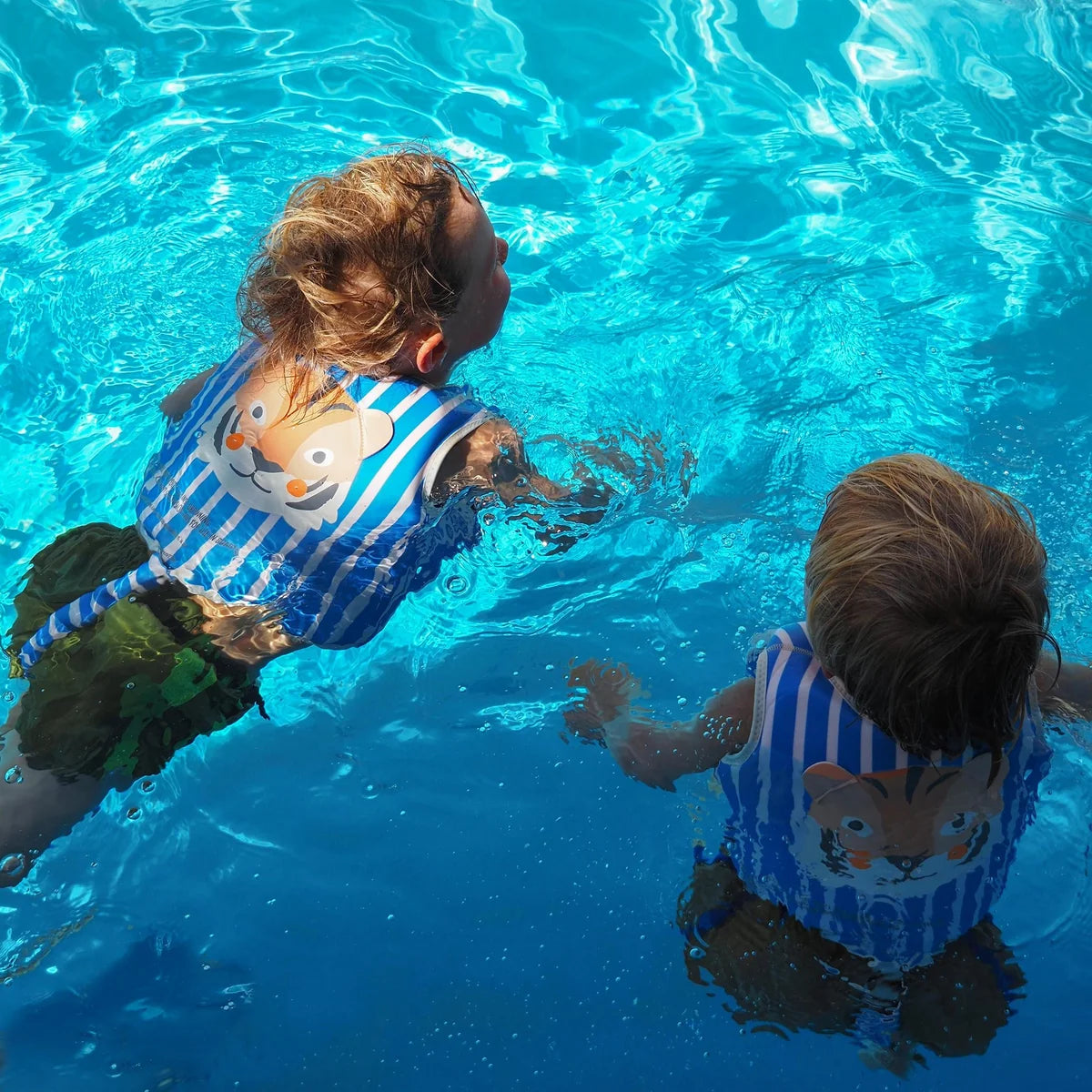 Sunnylife - Kids Swim Vest - Tino the Tiger Blue
