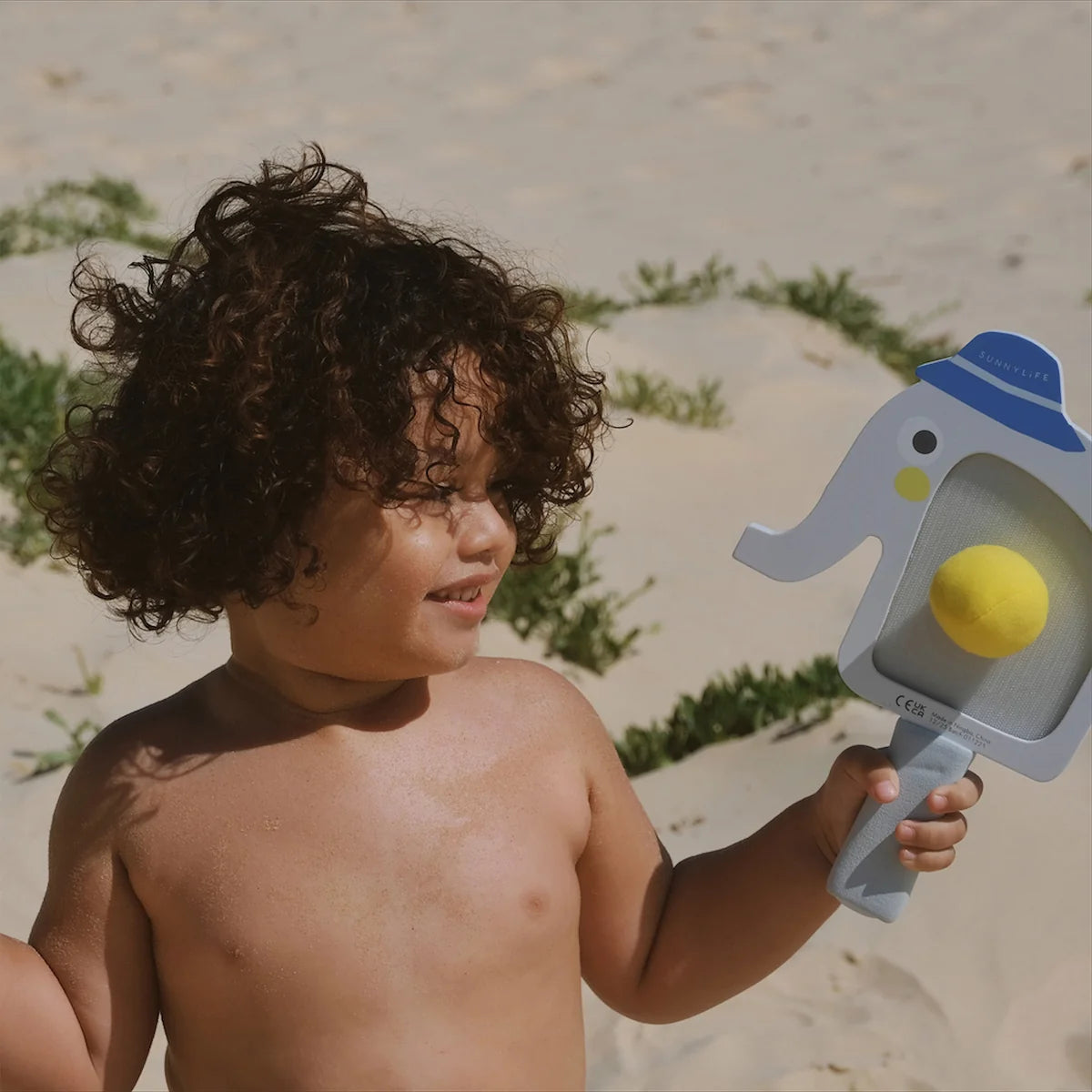 Sunnylife - Kids Velcro Beach Bats - Eli the Elephant