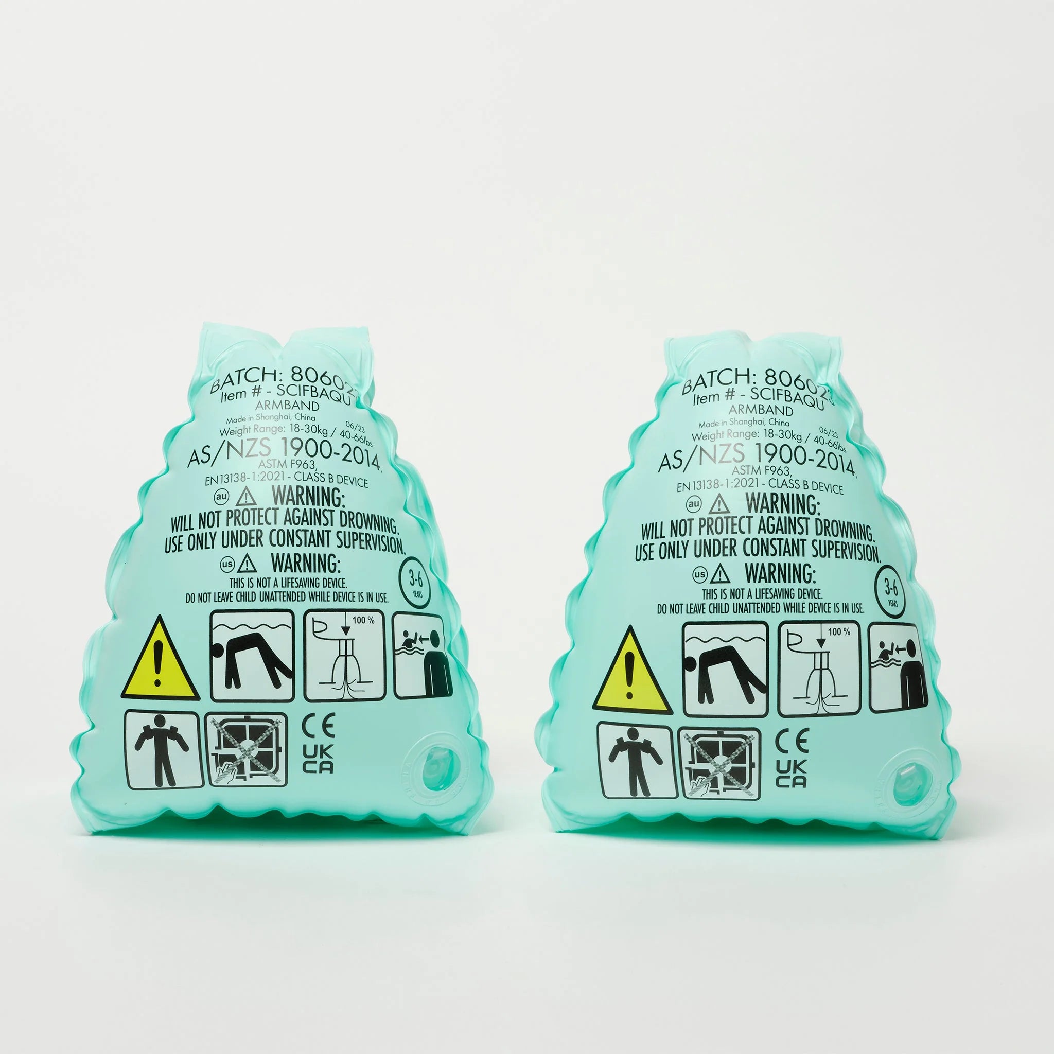 SUNNYLiFE - Float Bands - Salty the Shark Aqua