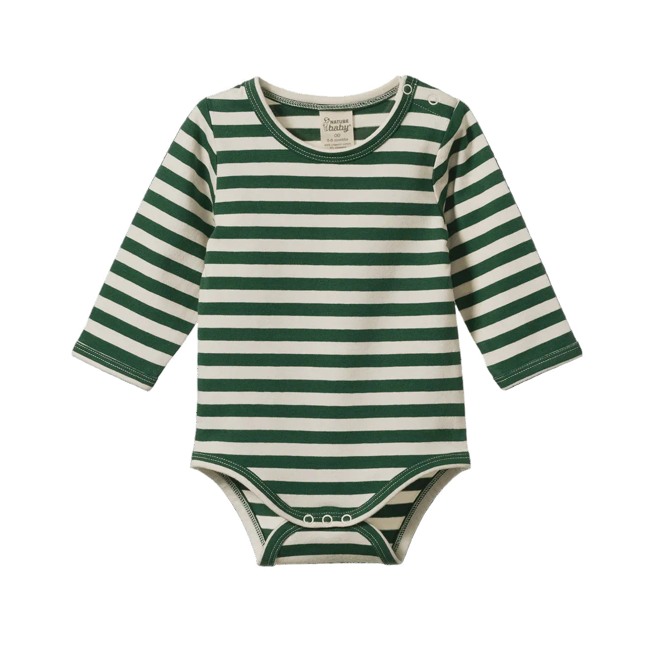 Nature Baby - L/S Stretch Bodysuit - Eden