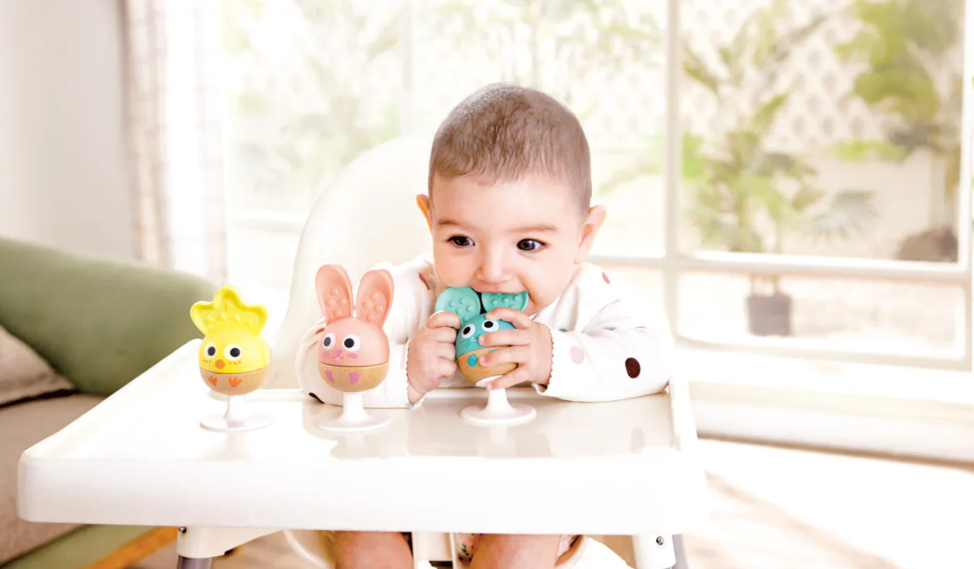 Hape - Cheery Critter Rattle Trio