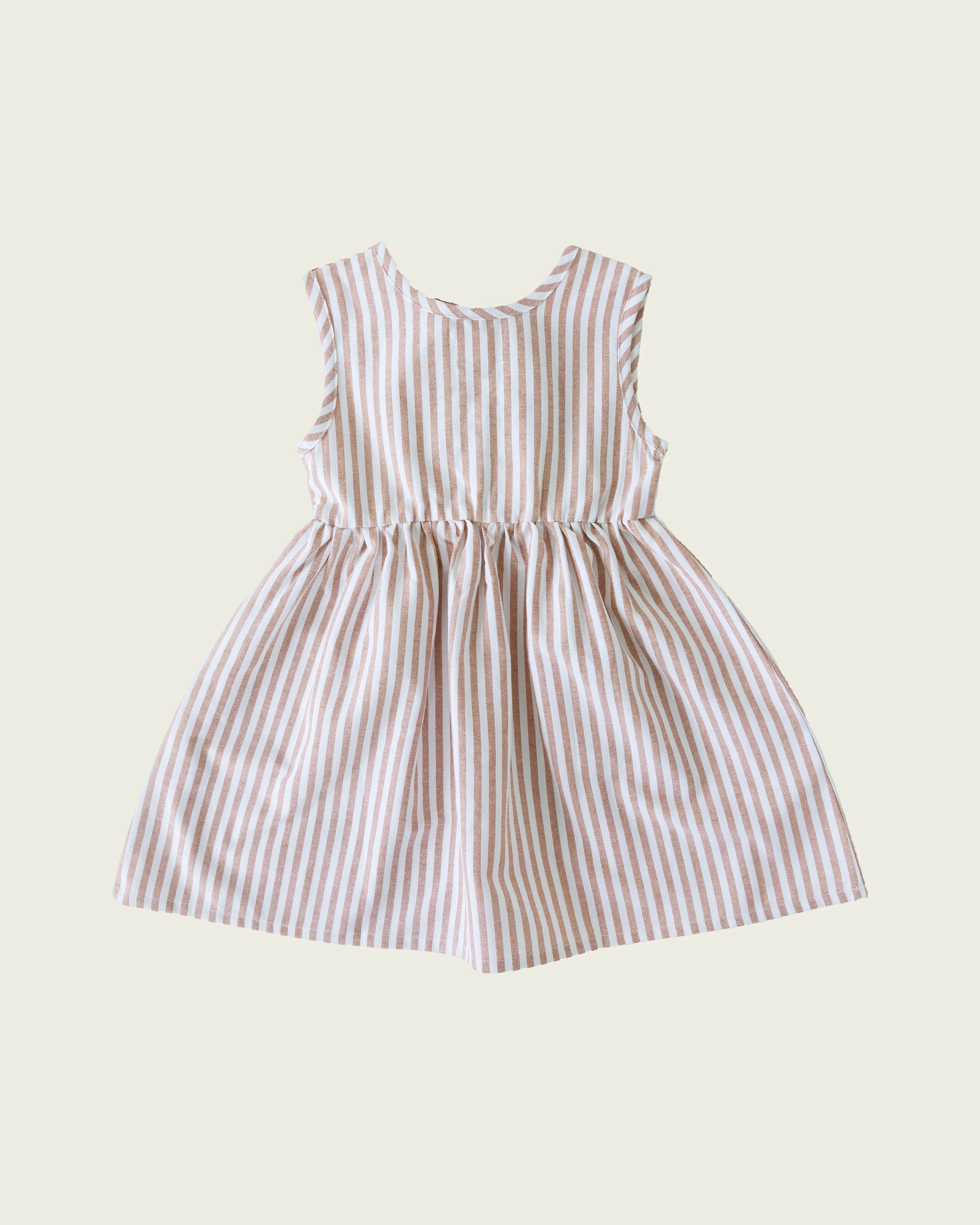 Slowly Label - Ziggy Dress - Sand Stripe