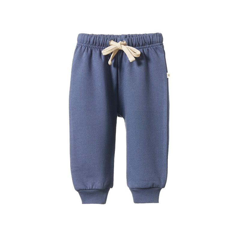 Nature Baby - Sunday Track Pants - Vintage Indigo