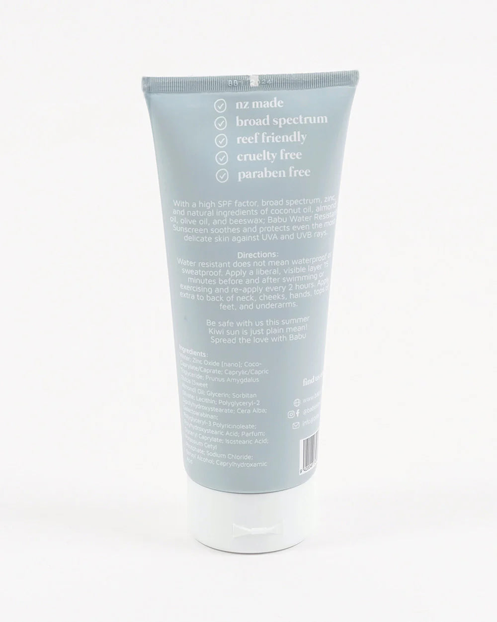 Babu - Watersafe Sunscreen (200ml)