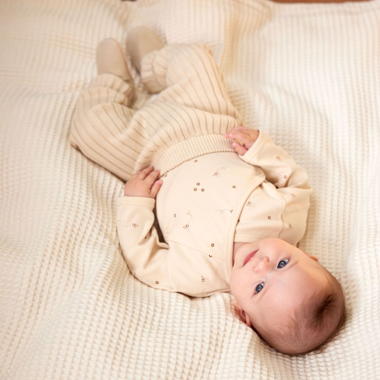 Nature Baby - Lou Pant Cotton Knit - Almond