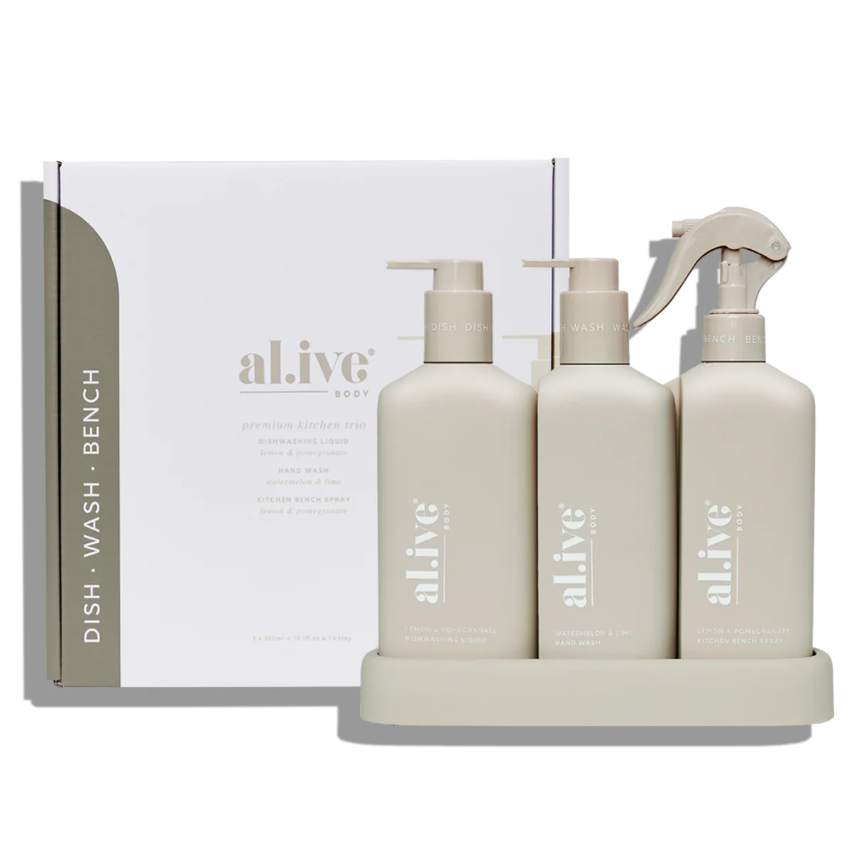Al.ive - Kitchen Cleaning Trio - Lemon & Pomegranate + Watermelon & Lime