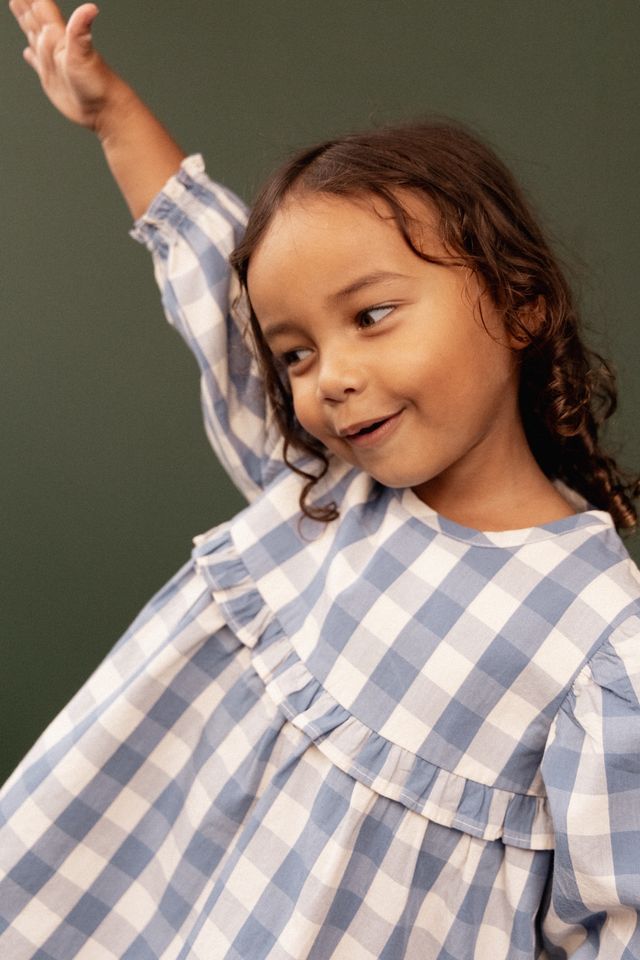 Nature Baby - Nora Dress - Bluebelle Check