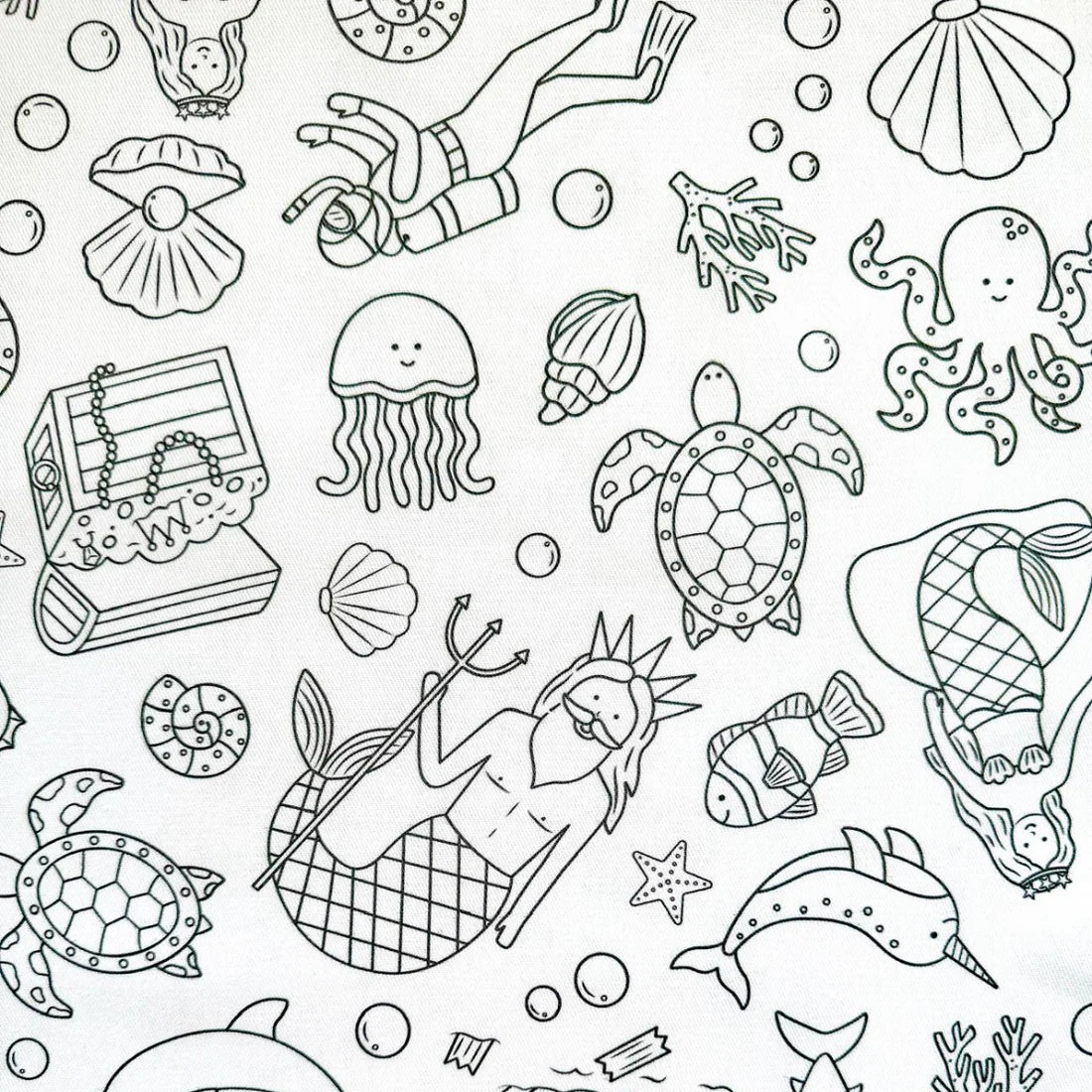 Washable + Reusable Colouring-In Mats